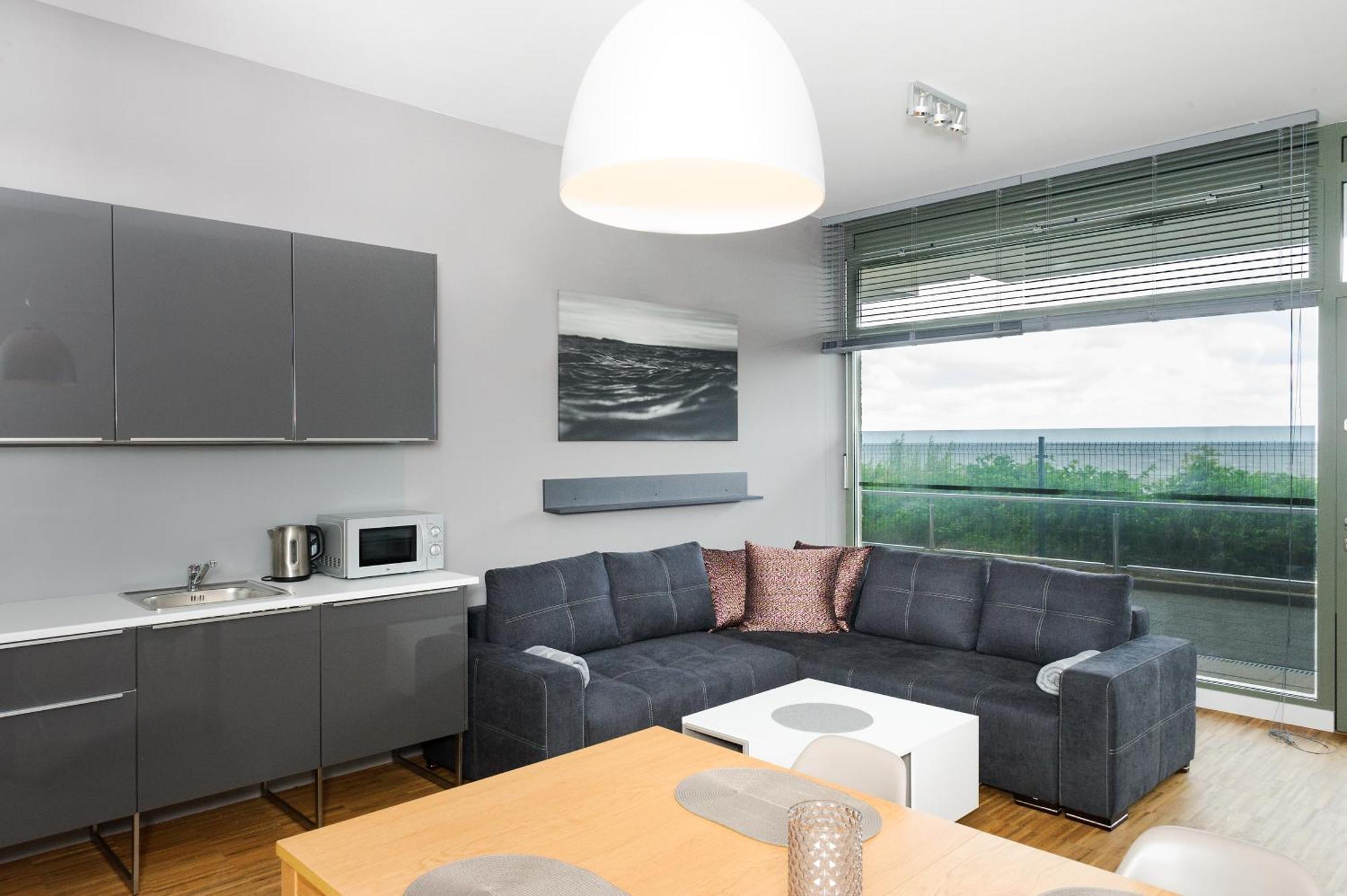 Apartament Blue I Grey Na Klifie อุสตรอเนียมอร์สเกีย ภายนอก รูปภาพ